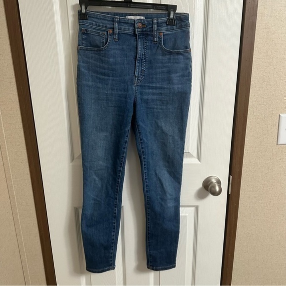 Madewell curvy high rise skinny crop jean sz 27
